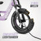 BERG Biky Cross Purple Loopfiets - 12 inch - Magnesium frame - Incl. Handrem - Verstelbaar Zadel - 2 tot 5 jaar - Paars