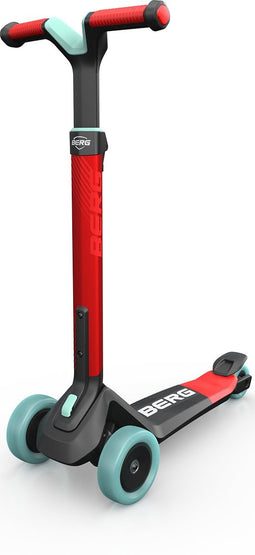 BERG Nexo Kinderstep - 3 Wielen - voor 2 tot 12 jaar - Opvouwbaar - In hoogte verstelbaar - Rood