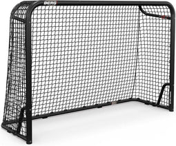 BERG SportsGoal S Voetbaldoel - 180x120 cm - Geïntegreerde Scoreteller - incl. 4 Pionnen - Zwart/Rood