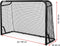 BERG SportsGoal S Voetbaldoel - 180x120 cm - Geïntegreerde Scoreteller - incl. 4 Pionnen - Zwart/Rood