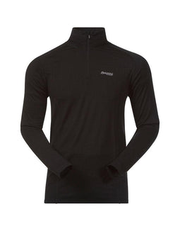 Bergans Fjellrapp thermoshirt half zip heren zwart S