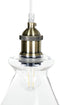 BERGANTES - Hanglamp 3 lampen - Transparant - Glas