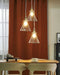 BERGANTES - Hanglamp 3 lampen - Transparant - Glas