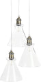 BERGANTES - Hanglamp 3 lampen - Transparant - Glas