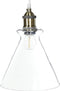BERGANTES - Hanglamp 3 lampen - Transparant - Glas