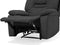 BERGEN - TV-fauteuil - Grijs - Polyester