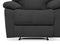 BERGEN - TV-fauteuil - Grijs - Polyester