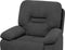 BERGEN - TV-fauteuil - Grijs - Polyester