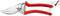 Berger Professionele Snoeischaar - Ergonomisch 25° Gebogen - RVS - 21 cm - Rood