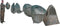 Berger & Schröter 30440 Pop-up tent Vouwt zichzelf uit Tarnzelt 116 cm x 116 cm x 193 cm 1 stuk(s)