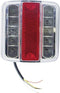 Berger & Schröter Aanhangerachterlicht Knipperlicht, Remlicht, Achterlicht, Kentekenverlichting Rechts 12 V Rood, Zilve