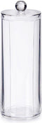 Berilo Make up watjes/watten schijfjes houder/dispenser - 7 x 20 cm - kunststof - organizer