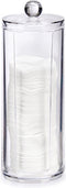 Berilo Make up watjes/watten schijfjes houder/dispenser - 7 x 20 cm - kunststof - organizer