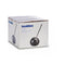 Berilo toiletborstel/wc-borstel van keramiek - zwart - H34 cm - rond