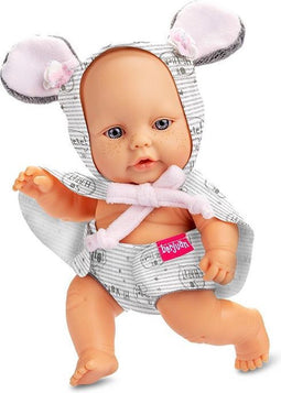 Berjuan Babypop Junior Pluche 24 Cm Wit