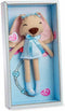 Berjuan Knuffelpop Puppy Meisjes 36 Cm Katoen Blauw/roze