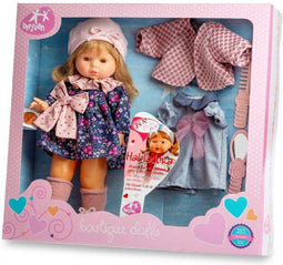 Berjuan Tienerpop Colette Meisjes 45 Cm Donkerblauw/roze