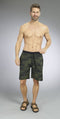 Bermuda short, kleur camouflage/groen/zwart, maat 3XL