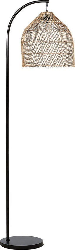 BERNICA - Staande lamp - Natuurlijk - Rotan
