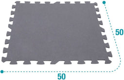 Beschermend dekzeil Intex Grijs 100 x 0,5 x 200 cm (12 Stuks)