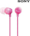 Sony MDR-EX15LP - In-ear oordopjes - Neodymium-drivers 9 mm - Roze