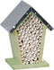 Best for birds Houten bijenhuis/bijenhotel - 12 x 15 x 22 cm - Hotel/huisje voor insecten - Wespenhuis/wespenhotel