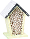 Best for birds Houten bijenhuis/bijenhotel - 12 x 15 x 22 cm - Hotel/huisje voor insecten - Wespenhuis/wespenhotel