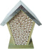 Best for birds Houten bijenhuis/bijenhotel - 12 x 15 x 22 cm - Hotel/huisje voor insecten - Wespenhuis/wespenhotel