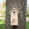 Best for Birds Koolmees silhouet - Vogelhuisje - Bruin - 16,5 x 14 x 29,5 cm