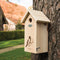 Best for Birds Koolmees silhouet - Vogelhuisje - Bruin - 16,5 x 14 x 29,5 cm