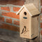 Best for Birds Koolmees silhouet - Vogelhuisje - Bruin - 16,5 x 14 x 29,5 cm