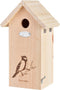 Best for Birds Koolmees silhouet - Vogelhuisje - Bruin - 16,5 x 14 x 29,5 cm