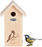 Best for Birds Koolmees silhouet - Vogelhuisje - Bruin - 16,5 x 14 x 29,5 cm