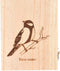Best for Birds Koolmees silhouet - Vogelhuisje - Bruin - 16,5 x 14 x 29,5 cm