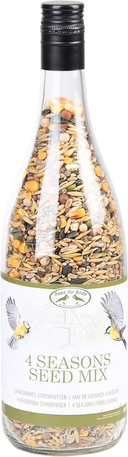 Best For Birds Strooivoer In Wijnfles - Tuinvogelvoer - Ø9x31 cm 1.2 kg