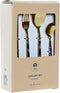 Bestek DKD Home Decor Blauw Ziverachtig Roestvrij staal (3,9 x 2,5 x 19,7 cm) (2 x 0,3 x 21 cm)