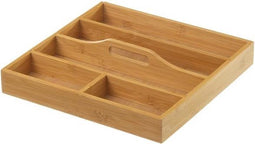 Bestekbak bambou 31x31x6.5 cm