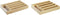 Bestekorganizer DKD Home Decor Koloniaal Bamboe Afrikaan (25,5 x 35,5 x 5 cm) (2 Stuks)