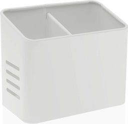 Bestekorganizer Versa Wit 9,5 x 16 x 13,5 cm Metaal Staal