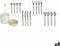 Bestekset Beige Roestvrij staal (8 Stuks)
