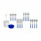 Bestekset Blauw Roestvrij staal (8 Stuks)