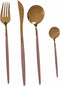 Bestekset Roze Gouden Roestvrij staal (8 pcs)