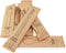 Bestekset vork, mes FSC® hout, servet FSC® papier, in zakje FSC® papier | Inhoud: 100 stuks