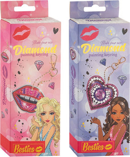 Besties Diamond Painting Sleutelhanger Maken