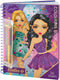 Besties Kleurboek Met Kleurpotloden - Inclusief Stickers - 30 Kleurplaten Met Afscheurrand - A4 Met Ringband - Geschikt Voor Meisjes - Mode Tekenen