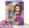 Besties Kleurboek Met Kleurpotloden - Inclusief Stickers - 30 Kleurplaten Met Afscheurrand - A4 Met Ringband - Geschikt Voor Meisjes - Mode Tekenen