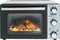 Bestron vrijstaande Mini Oven met 20L volume, Bakoven inlcusief Grillrooster & Bakschaal, met 3 programma's: Bovenwarmte, Onderwarmte en Bovenwarmte + Onderwarmte tot max. 230 °C, timerfunctie & indicatielampje, 1300 Watt, kleur: zilver / zwart
