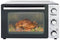 Bestron vrijstaande Oven met 45L volume, Bakoven inlcusief Grillrooster, Draaispit, Bakschaal & Heteluchtfunctie, met 5 programma’s tot max. 230 °C, timer & indicatielampje, 1800 Watt, kleur: zilver / zwart