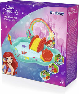 Bestway Disney Kleine Zeemeermin Opblaasbaar Speelcentrum 2,21 m x 1,93 m x 1,17 m