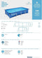 Bestway Fam. Splash Frame Pool - 4.0m x 2.11m x 81cm - 5700L